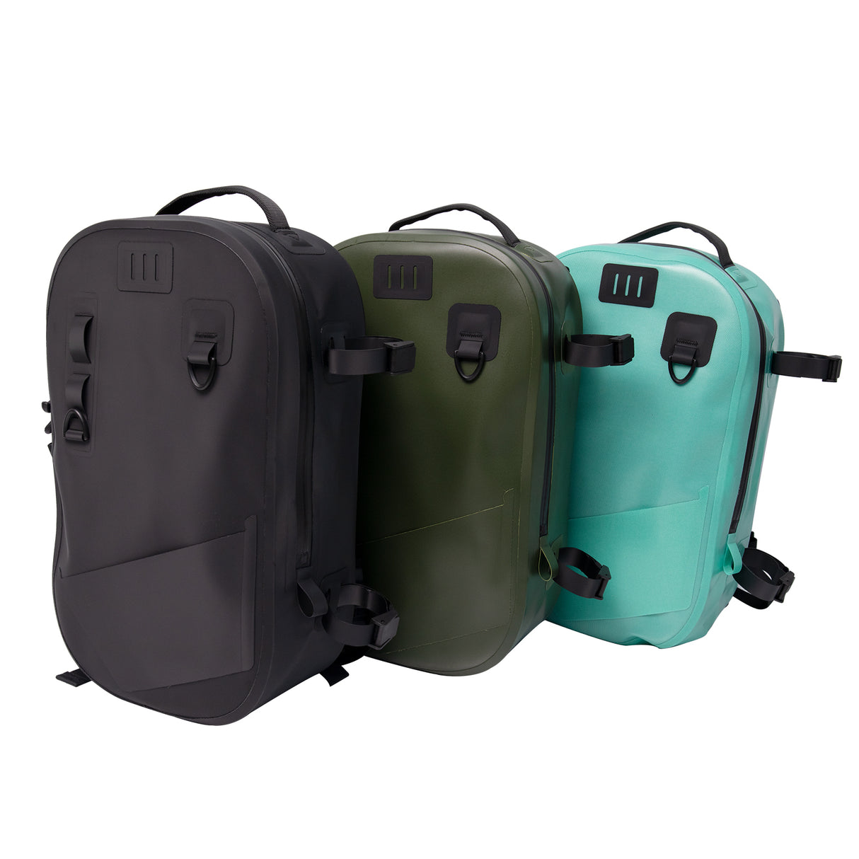 Eco-Friendly IPX8 Airtight Waterproof Zipper Backpack Self-Inflatable Outdoor Swimming Waterproof Bag