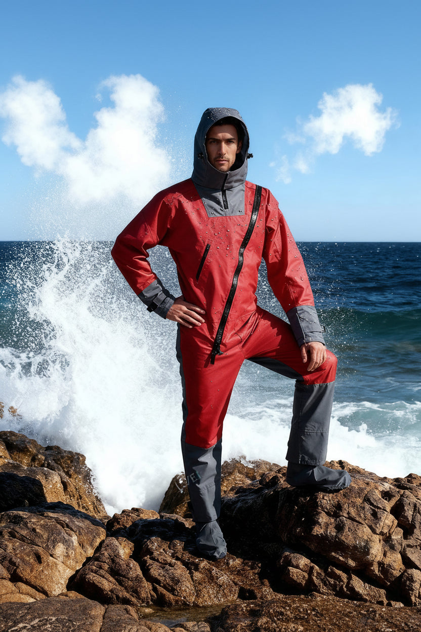 Ready to ship lkver dry suit for men