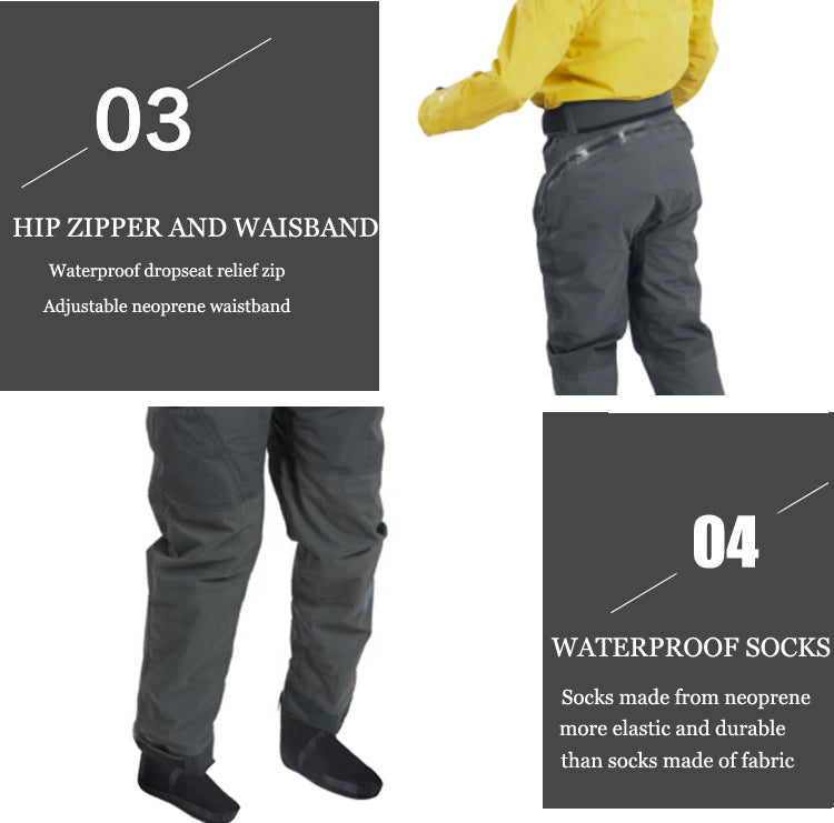 LKVER Women's Drysuit One-Piece Drysuit DW101