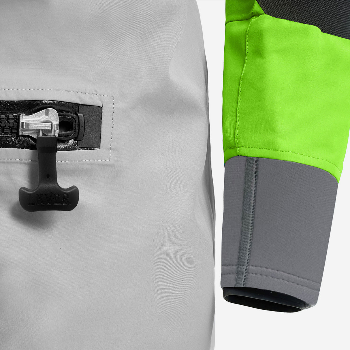 LKVER Kayak Dry Suit DM17 Pro (Durable Reinforced Version)