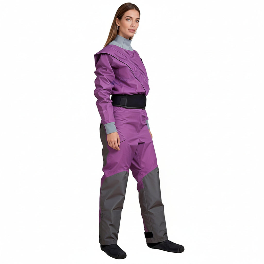 Fully Taped Waterproof scuba Diving Female Dry Suit Drysuits Women for Watersports Such As Dinghy Sailing Kayaking Paddleboard