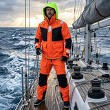 Ready to ship men's Sailing Jacket With Bib Pants