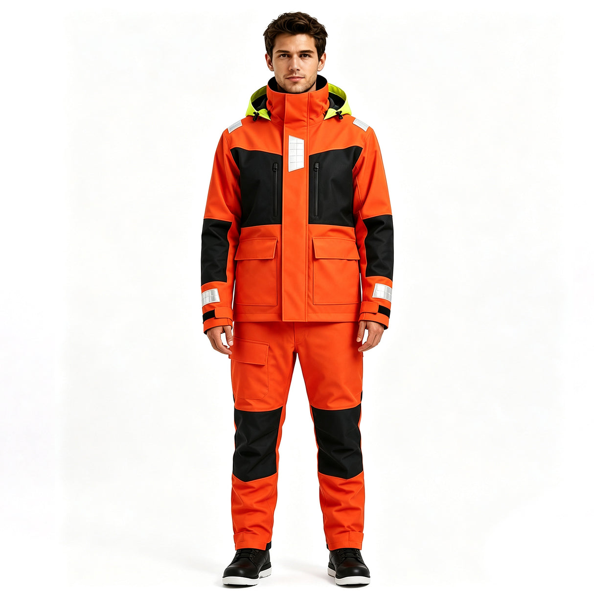 Ready to ship men's Sailing Jacket With Bib Pants