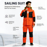 Ready to ship men's Sailing Jacket With Bib Pants