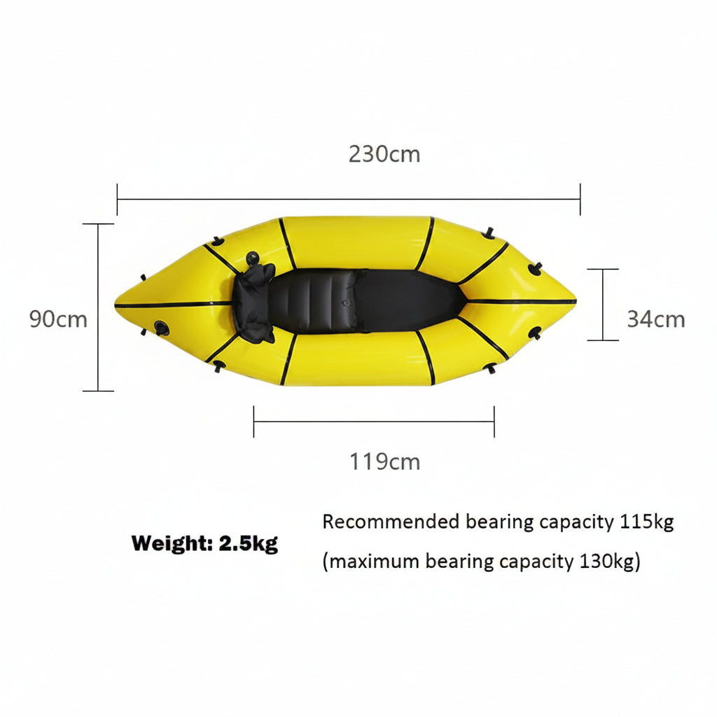 Packraft Tpu Airtight TI Zipper Pack Microraft Packraft for Sale