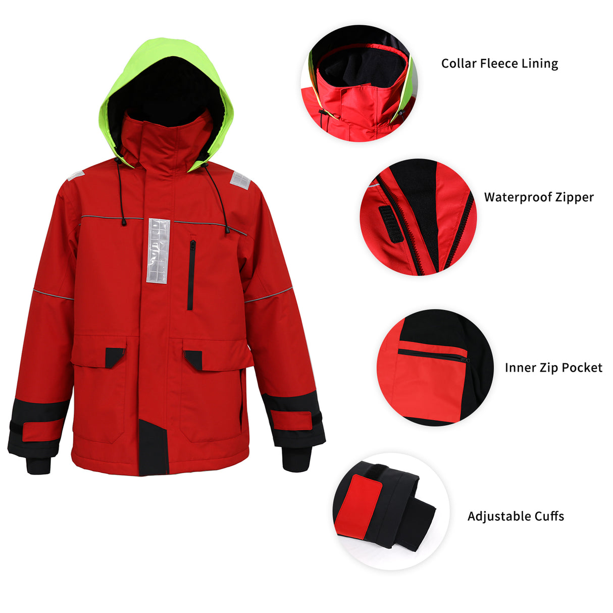 Ready to ship men's Waterproof Sailing Jacket