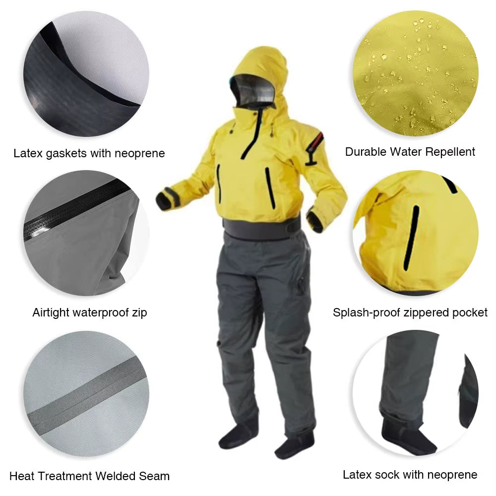 LKVER Women's Drysuit One-Piece Drysuit DW101